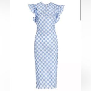 Shoshanna *NWT* Rachel midi dress in Sky Blue